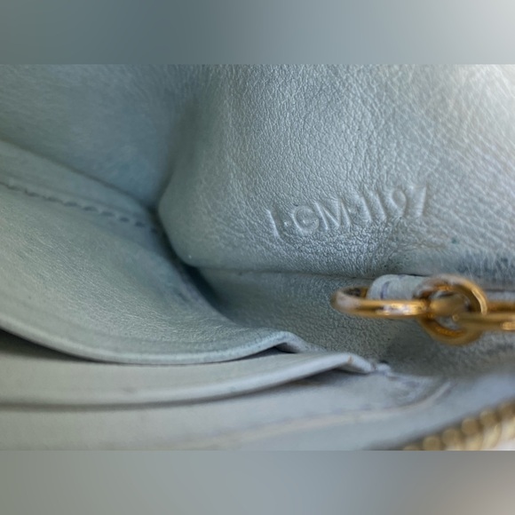 Celine bicolor leather wallet - Picture 6 of 8